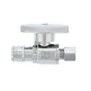 1/2 in. PEX Expansion x 1/4 in. OD Comp Quarter-Turn Straight Supply Stop Valve