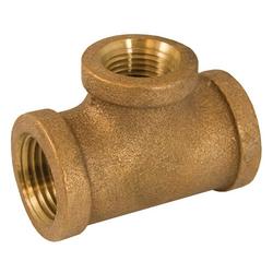 1 x 3/4 in. Bronze Reducing Tee