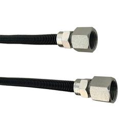 1/2 x 24 in. FIPS Gas Connector with Fitting in Black