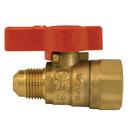 1/2 in. Forged Brass Flared x FIP Lever Handle Gas Ball Valve