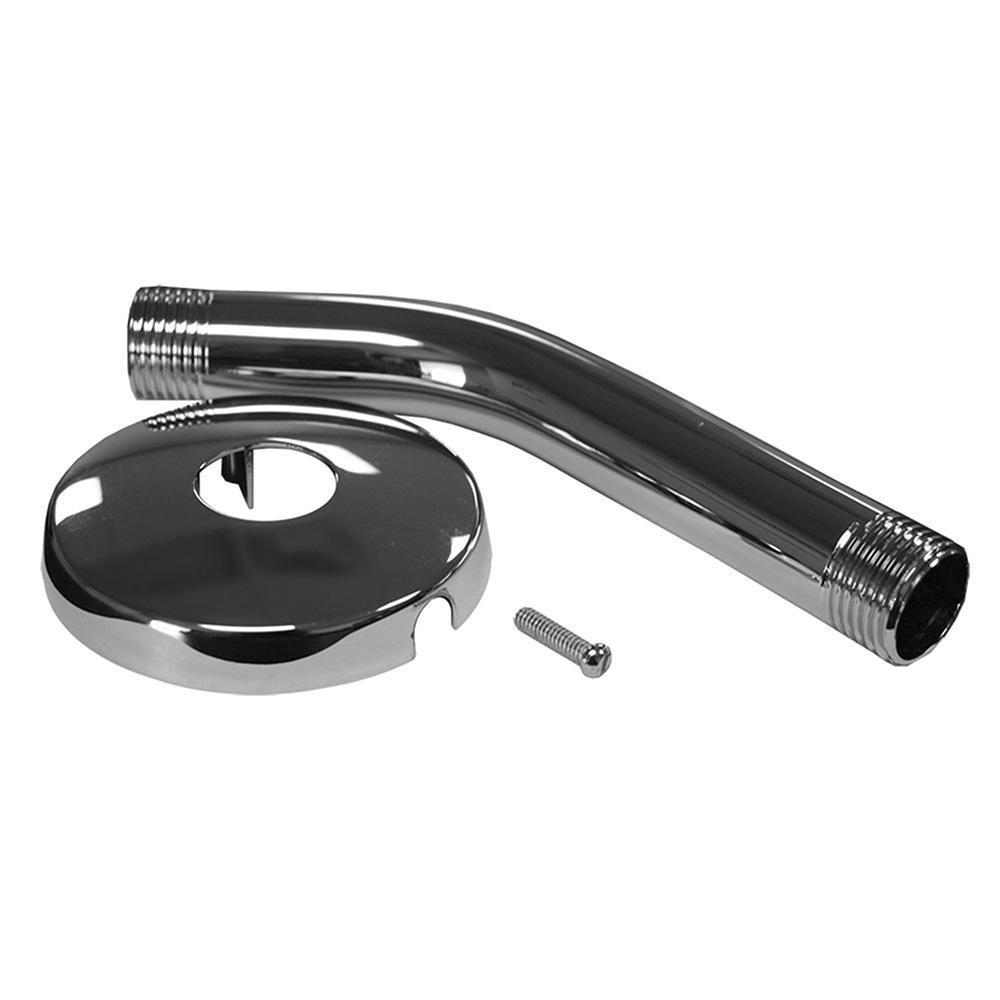 Jones Stephens Chrome Plated 6 in. Shower Arm and Flange 