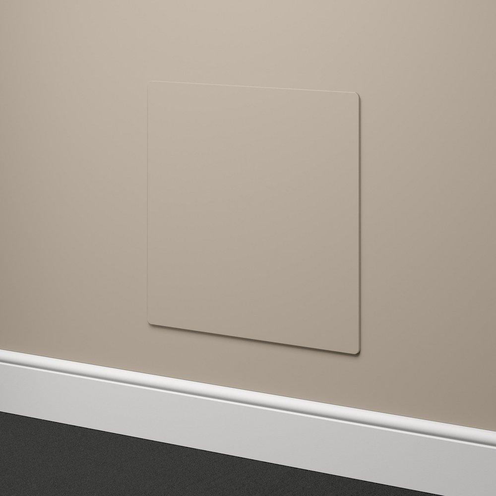 Jones Stephens White Spring Loaded Plastic Access Panel in White 