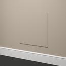 Jones Stephens White Spring Loaded Plastic Access Panel in White 