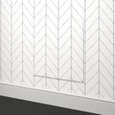 Jones Stephens White Spring Loaded Plastic Access Panel in White 