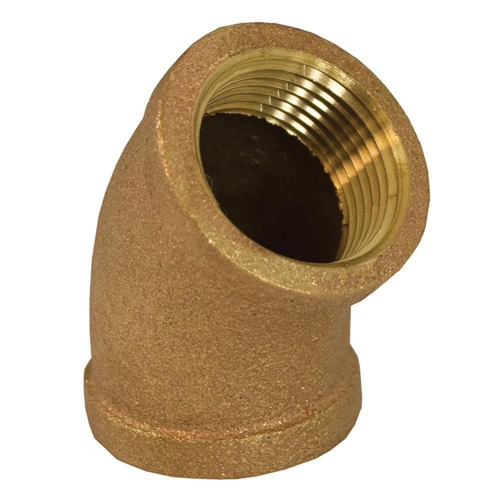 1/2 in. Bronze 45&deg; Elbow image number 0