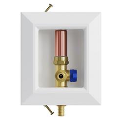 Quarter Turn Valve 1/2 in. PEX Ice Maker Supply Box with Water Hammer Arrestor