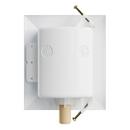Jones Stephens White 2-4/5 x 3-3/5 x 7/10 in. Ice Maker Outlet Box 