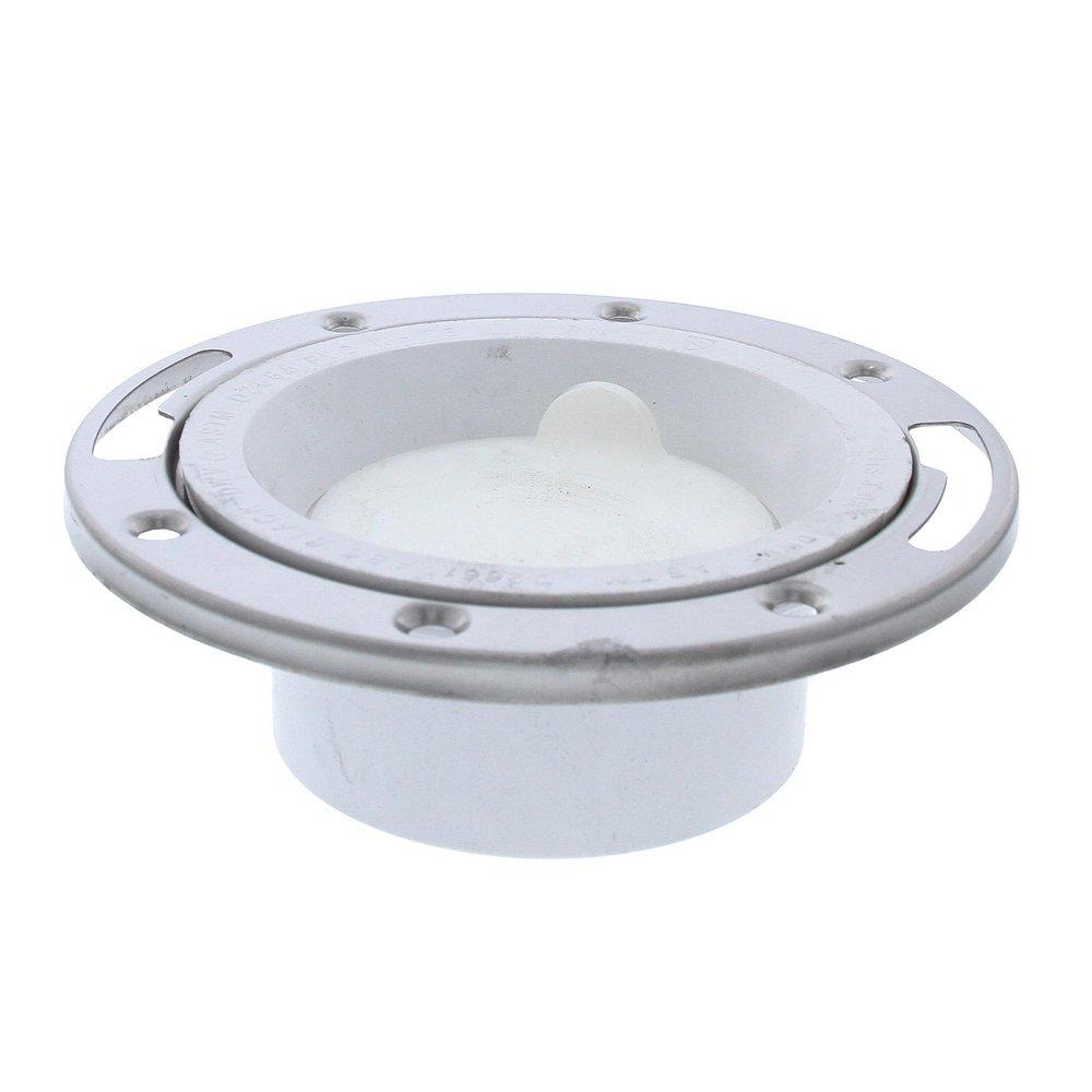 Jones Stephens White 3 x 4 in. PVC Closet Flange 