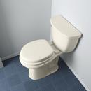 Round Closed-Front Soft Toilet Seat and Lid in Bone 