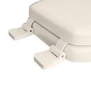 Round Closed-Front Soft Toilet Seat and Lid in Bone 