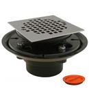 2X3 ABS SHR/FLR DRN W/4-1/4 SQ CP STR WITH TEST PLUG 