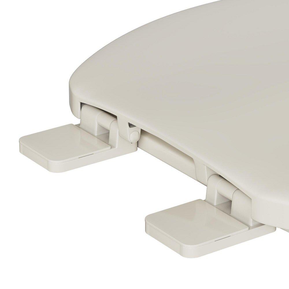 Jones Stephens Biscuit Elongated Closed Front with Cover Toilet Seat 