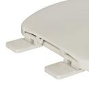 Jones Stephens Biscuit Elongated Closed Front with Cover Toilet Seat 