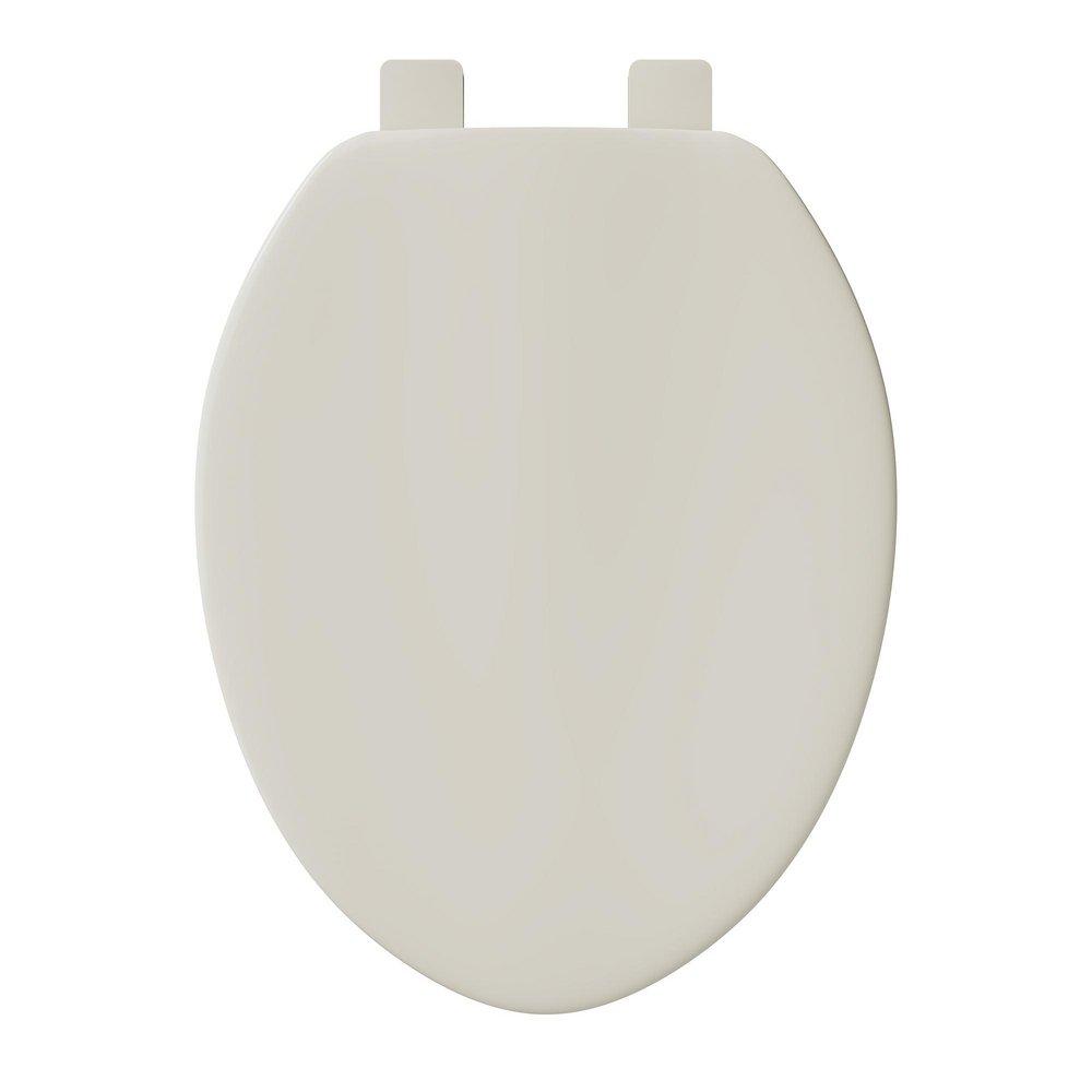 Jones Stephens Biscuit Elongated Closed Front with Cover Toilet Seat 
