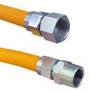 Jones Stephens Yellow 3/4 in. MIPS Gas Connector with Fitting in Yellow 