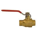 1 in. Forged Brass Sweat Quarter Turn Handle Gas Ball Valve