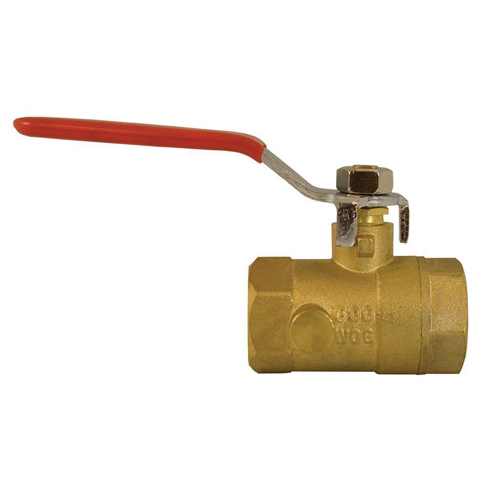 Jones Stephens Forged Brass Threaded Quarter Turn Handle Gas Ball Valve 