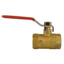 1 in. Forged Brass Threaded Quarter Turn Handle Gas Ball Valve