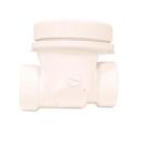 1-1/2 in. PVC Backwater Valve with Extension Kit and Plastic Lid 