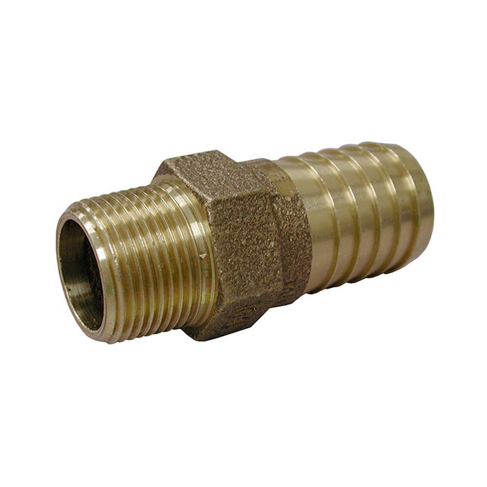 Jones Stephens Male Insert x MIP Adapter Brass Adapter 