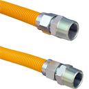 3/4 x 18 in. MIPS Gas Connector with Fitting in Yellow