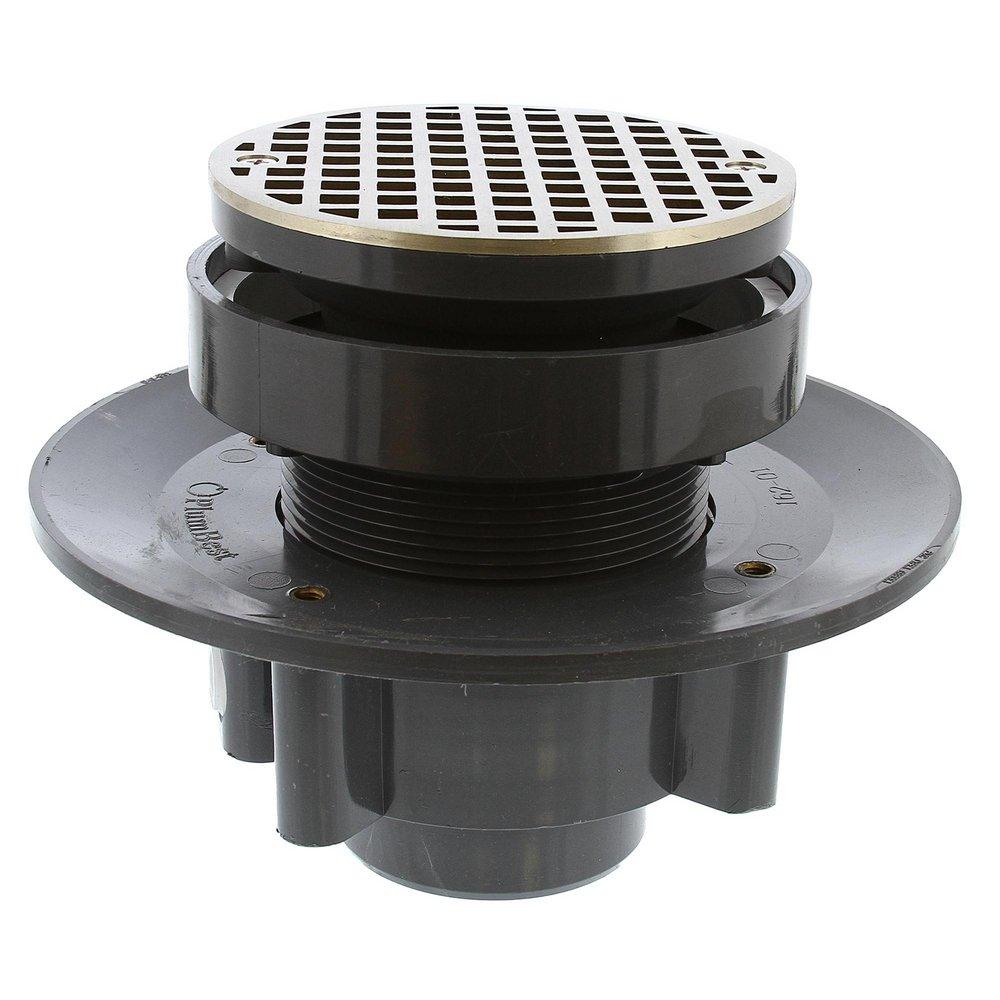 Jones Stephens Nickel Bronze Plastic Drain Base 