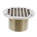 3 in. x 5 in. Nickel Bronze Extended Spud and Strainer 