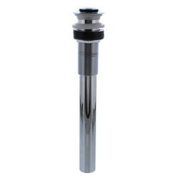 Pop-up Bathroom Sink Drain without Overflow Holes in Chrome