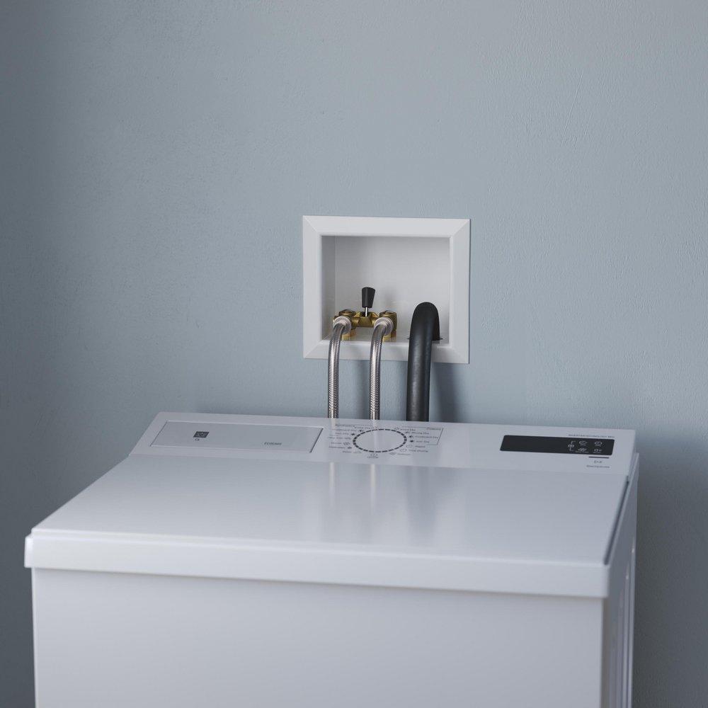 Jones Stephens White Washing Machine Outlet Box 