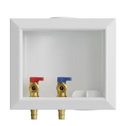 Quarter Turn Valve 1/2 in. Wirsbo Washing Machine Supply Box