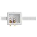 Jones Stephens White 7-11/100 x 3-17/25 x 7-83/100 in. Washing Machine Supply Box 