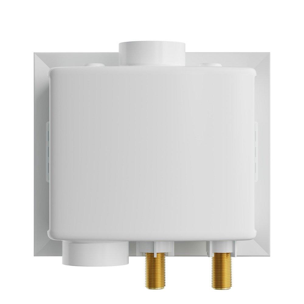 Jones Stephens White Quarter Turn Valve 1/2 in. Washing Machine Supply Box 