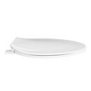 Jones Stephens White Plastic Elongated Closed Front Toilet Seat 