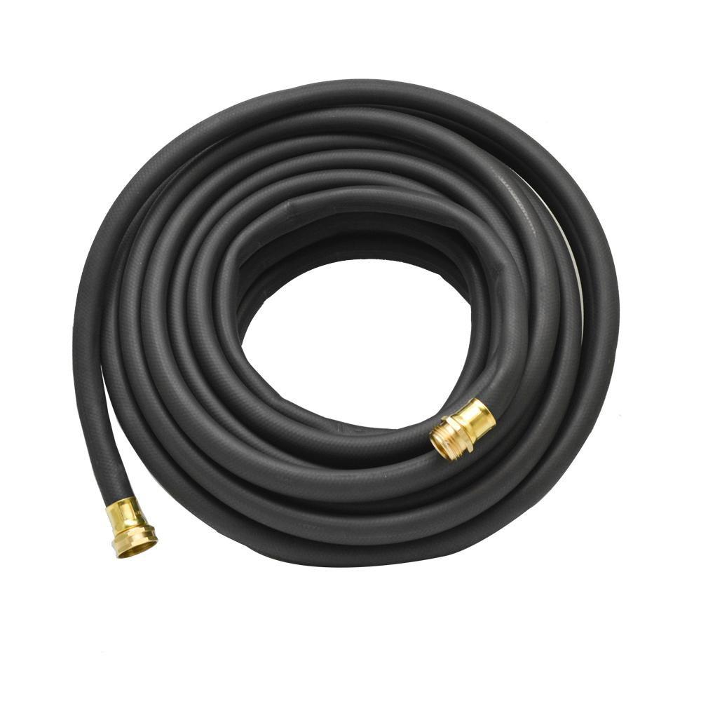 Jones Stephens Black 50 ft. Commercial Premium Rubber Hose 