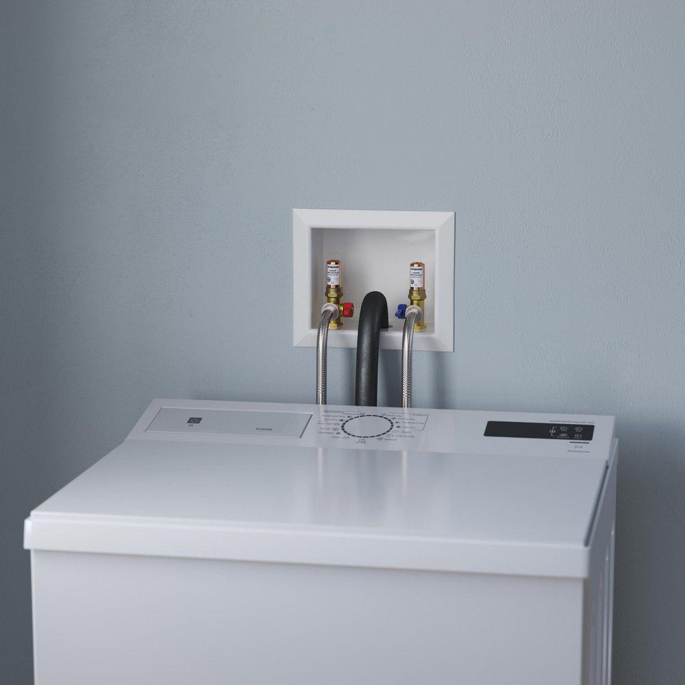 Jones Stephens White Washing Machine Supply Box 