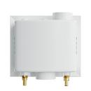 Jones Stephens White Quarter Turn Valve 1/2 in. Washing Machine Supply Box, Center Outlet 