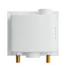 Jones Stephens White Quarter Turn Valve 1/2 in. Washing Machine Supply Box, Center Outlet 