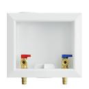 Jones Stephens White 1/2 in. Wirsbo PEX Center Outlet Washing Machine Box 