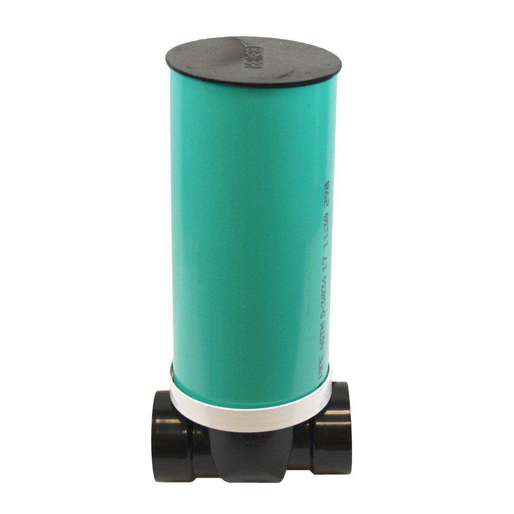 4 in. ABS Backwater Valve with Extension Kit and Cast Iron Lid 