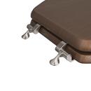 Elongated Closed-Front Toilet Seat and Lid in Natural Oak Wood with Piano Finish image number 0