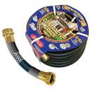 Jones Stephens Black 50 ft. Rubber Garden Hose 