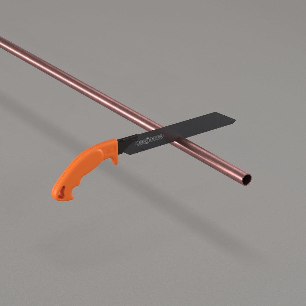 Jones Stephens Orange E-Z Stroke Metal Cutting Saw 