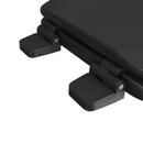 Elongated Closed-Front Toilet Seat and Lid in Black Wood 