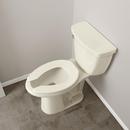 Elongated Open Front Toilet Seat Less Cover in Bone 