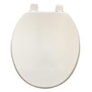 Jones Stephens White Round Closed Front with Cover Toilet Seat 