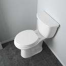 Jones Stephens White Round Closed Front with Cover Toilet Seat 