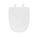 Elongated Square Closed Front Wood Toilet Seat with Cover 