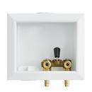 Jones Stephens White 7-11/100 x 3-17/25 x 7-83/100 in. Washing Machine Supply Box 