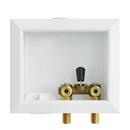 Jones Stephens White 7-11/100 x 3-17/25 x 7-83/100 in. Washing Machine Supply Box 