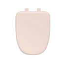 Elongated Square Closed Front Toilet Seat with Slow-Close in Bone 